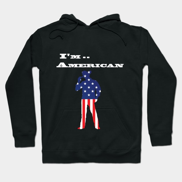 I'm American ,Native Americans' Day 2018 (3) Hoodie by elzammar